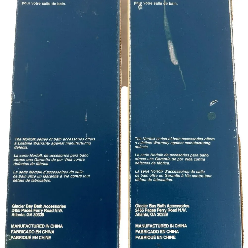 Two Glacier Bay Norfolk Towel Bars 18